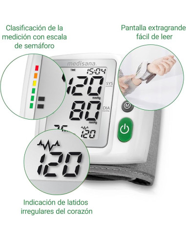 Tensiómetro Medisana BW-315 de muñeca digital