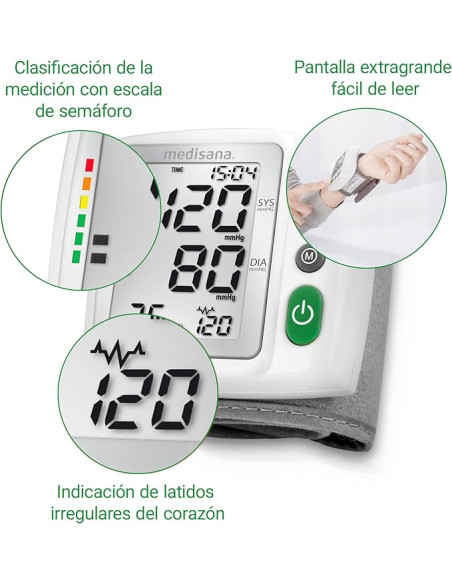 Tensiómetro Medisana BW-315 de muñeca digital