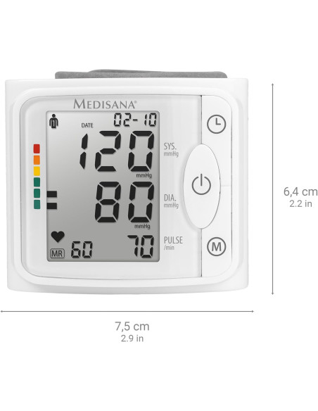Tensiómetro Medisana BW-320 de muñeca digital