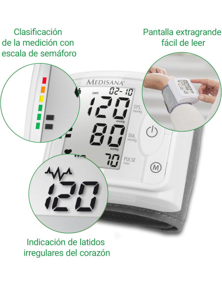 Tensiómetro Medisana BW-320 de muñeca digital