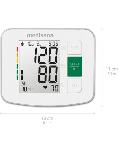 Tensiómetro Medisana BU-512 de brazo digital 2