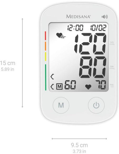 Tensiómetro Medisana BU-535 con voz digital