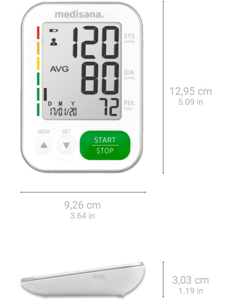 Tensiómetro Medisana BU-570 con conexión App