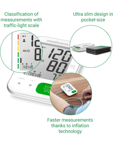 Tensiómetro Medisana BU-570 con conexión App