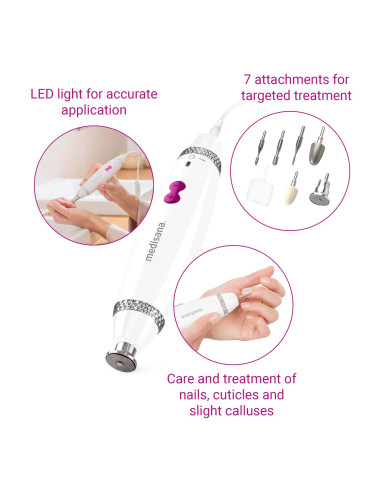 Medisana MP 840 Manicura y Pedicura 7 Acc