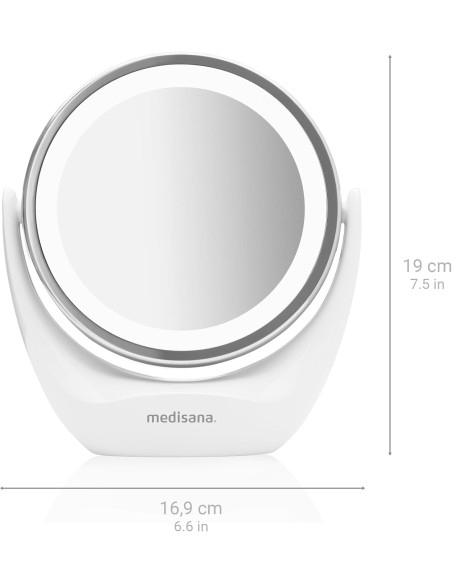 MEDISANA CM 835 Espejo Cosmético de Mesa Profesional