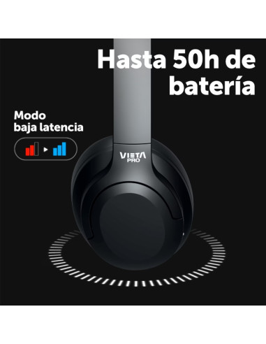Auricular BT Flow Vieta Pro – Bluetooth 5.4 y 50h de batería