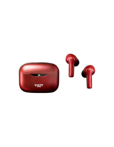 Auriculares Vieta Pro Mute 2 TWS Rojo – Bluetooth 5.3 y ANC