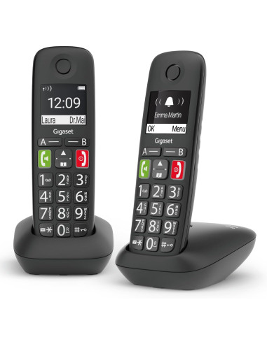 Gigaset Duo - Teléfono para mayores con teclas grandes