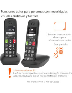 Gigaset Duo - Teléfono para mayores con teclas grandes 2