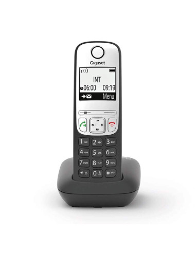 Teléfono inalámbrico fiable Gigaset A690 Iberia negro