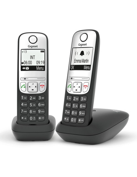 Teléfono inalámbrico fiable Gigaset A690 Duo DECT