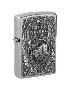 Encendedor fiable Zippo Trucker Satin Chrome