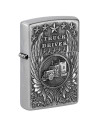 Encendedor fiable Zippo Trucker Satin Chrome