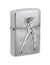 Encendedor fiable Zippo 200 GoGo Girl Brushed Chrome