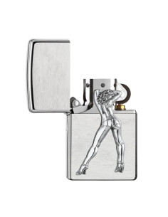 Encendedor fiable Zippo 200 GoGo Girl Brushed Chrome 2