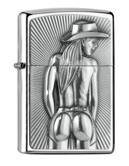 Encendedor fiable Zippo Cowgirl Brushed Chrome