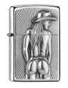 Encendedor fiable Zippo Cowgirl Brushed Chrome