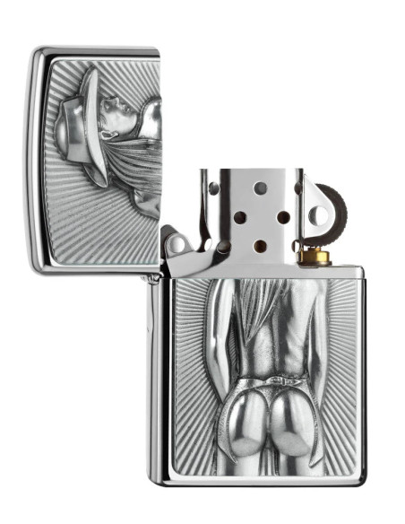 Encendedor fiable Zippo Cowgirl Brushed Chrome