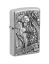 Encendedor fiable Zippo Reaper Game Over Chrome Brushed