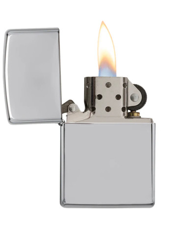 Encendedor fiable Zippo Vintage Chrome High Polish
