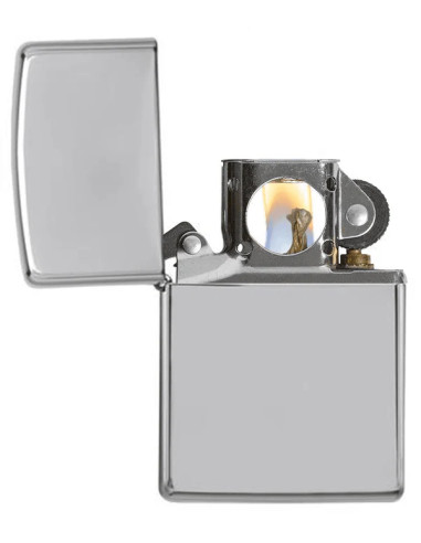 Encendedor fiable Zippo Vintage Chrome High Polish