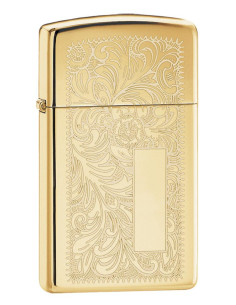 ENCENDEDOR ZIPPO 1652B VENETIAN BRASS SLIM