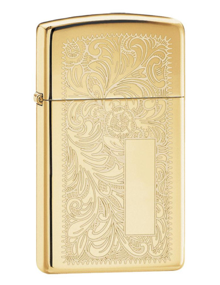 Encendedor fiable Zippo 1652B Venetian Brass Slim
