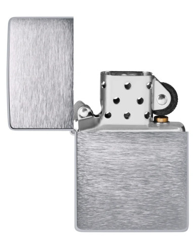 Encendedor fiable Zippo Vintage Brushed Chrome – Elegante