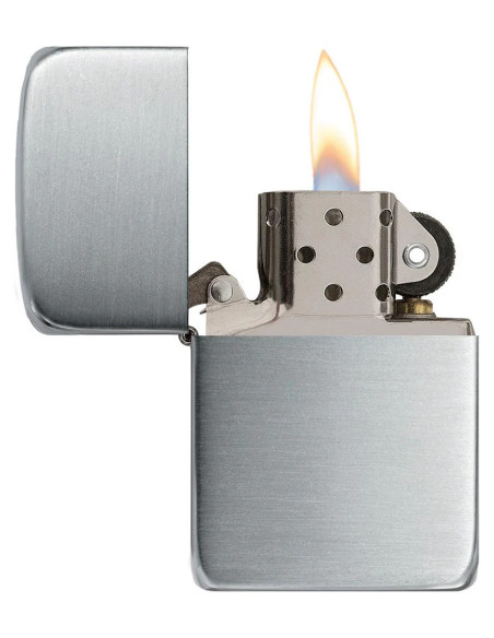 ENCENDEDOR ZIPPO PL 24 REPLICA HAND SATIN SILVER
