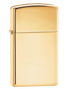 ENCENDEDOR ZIPPO 1654B HIGH POLISHED BRASS SLIM