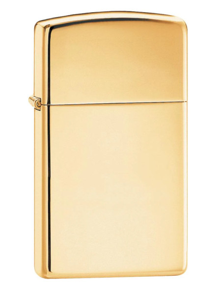 ENCENDEDOR ZIPPO 1654B HIGH POLISHED BRASS SLIM