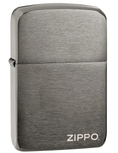 Encendedor fiable Zippo Logo 1941 Replica Black Ice