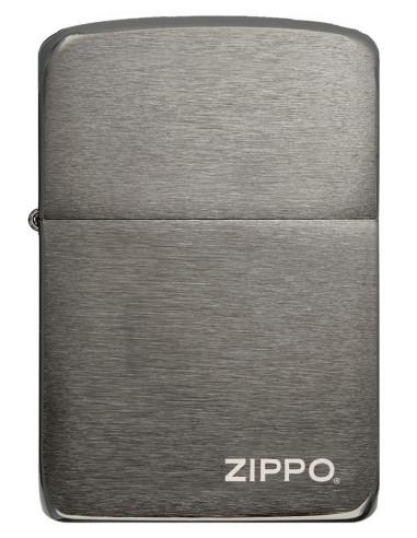 Encendedor fiable Zippo Logo 1941 Replica Black Ice