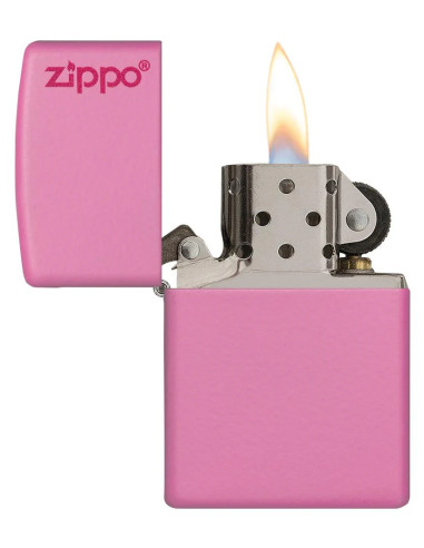 Encendedor fiable Zippo Pink Matte Logo
