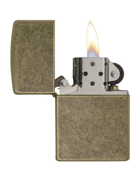 ENCENDEDOR ZIPPO ANTIQUE BRASS 201FB