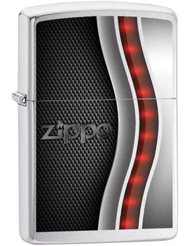 Encendedor fiable Zippo Red Black – Stress Chrome