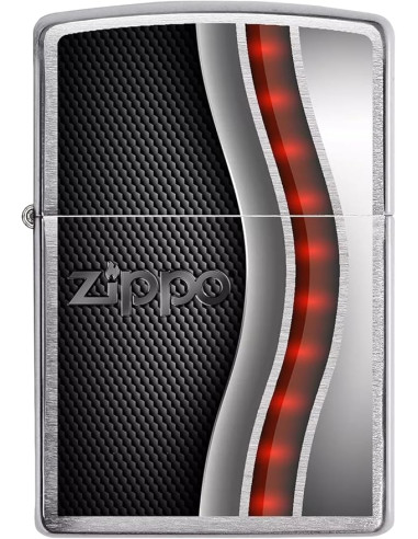 Encendedor fiable Zippo Red Black – Stress Chrome