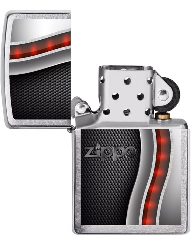 Encendedor fiable Zippo Red Black – Stress Chrome