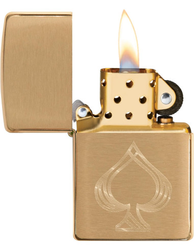 ENCENDEDOR ZIPPO ACE OF SPADE DESIGN
