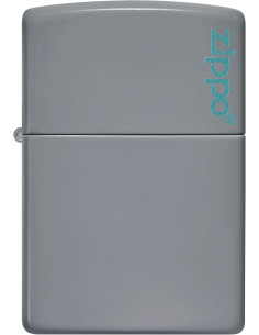 Encendedor fiable Zippo Flat Grey Logo 2