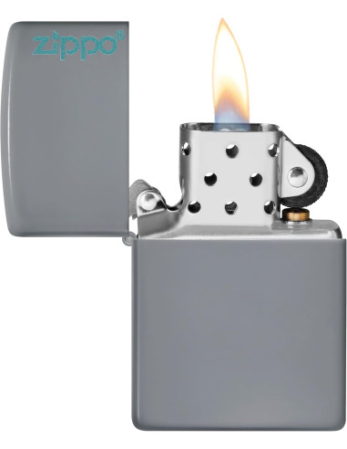 Encendedor fiable Zippo Flat Grey Logo