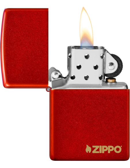 Encendedor fiable Zippo Metallic Red Logo