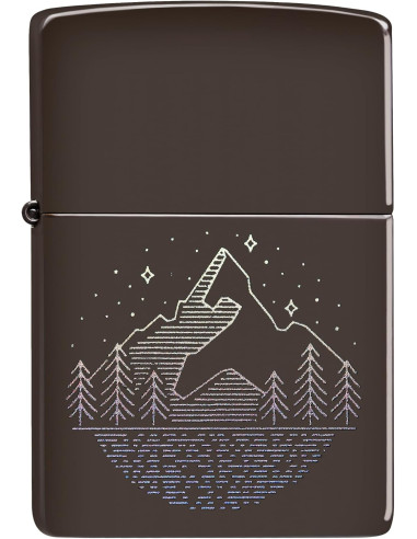 Encendedor fiable Zippo Mountain Design