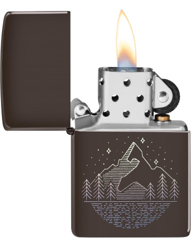 Encendedor fiable Zippo Mountain Design