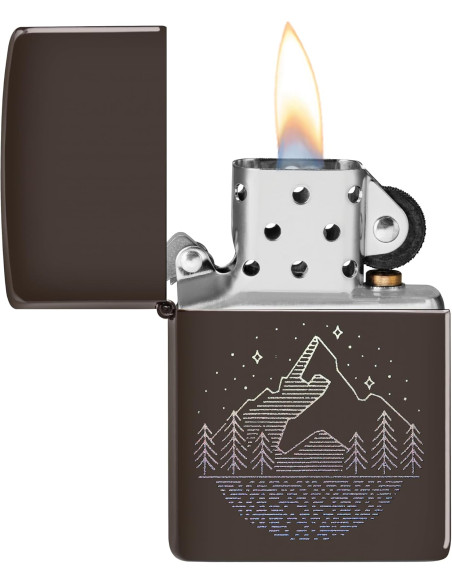 Encendedor fiable Zippo Mountain Design