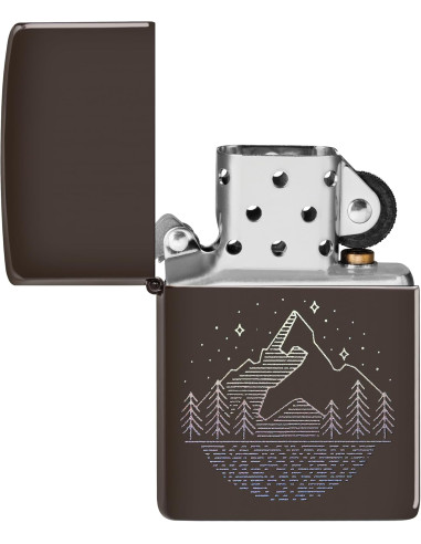 Encendedor fiable Zippo Mountain Design