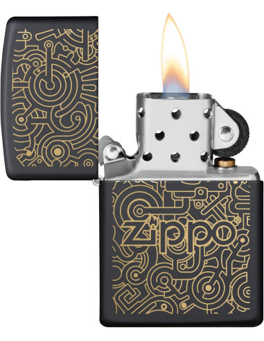 ENCENDEDOR ZIPPO GEARS DESIGN