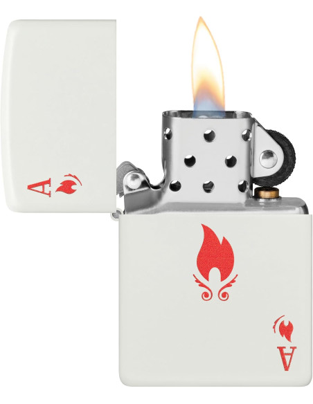 Encendedor fiable ZIPPO White Matte – A prueba de viento