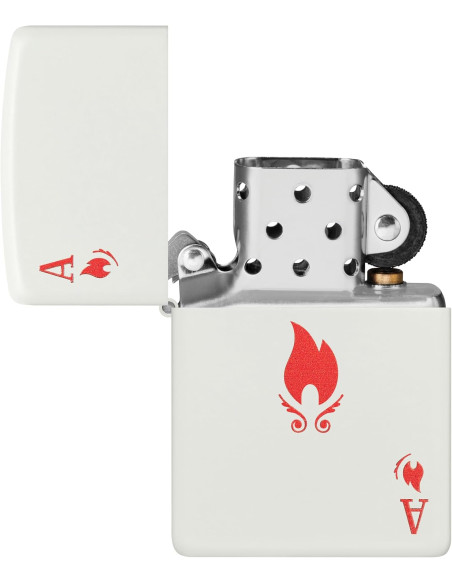 Encendedor fiable ZIPPO White Matte – A prueba de viento